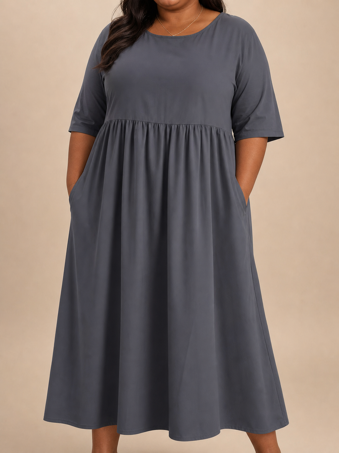 Nannie | Classic Mid Sleeve Dress