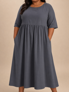 Nannie | Classic Mid Sleeve Dress