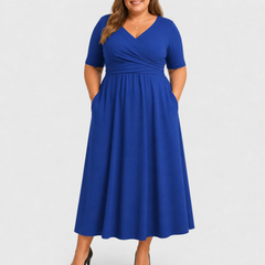 Lacey | Elegant Midi Dress with Pockets