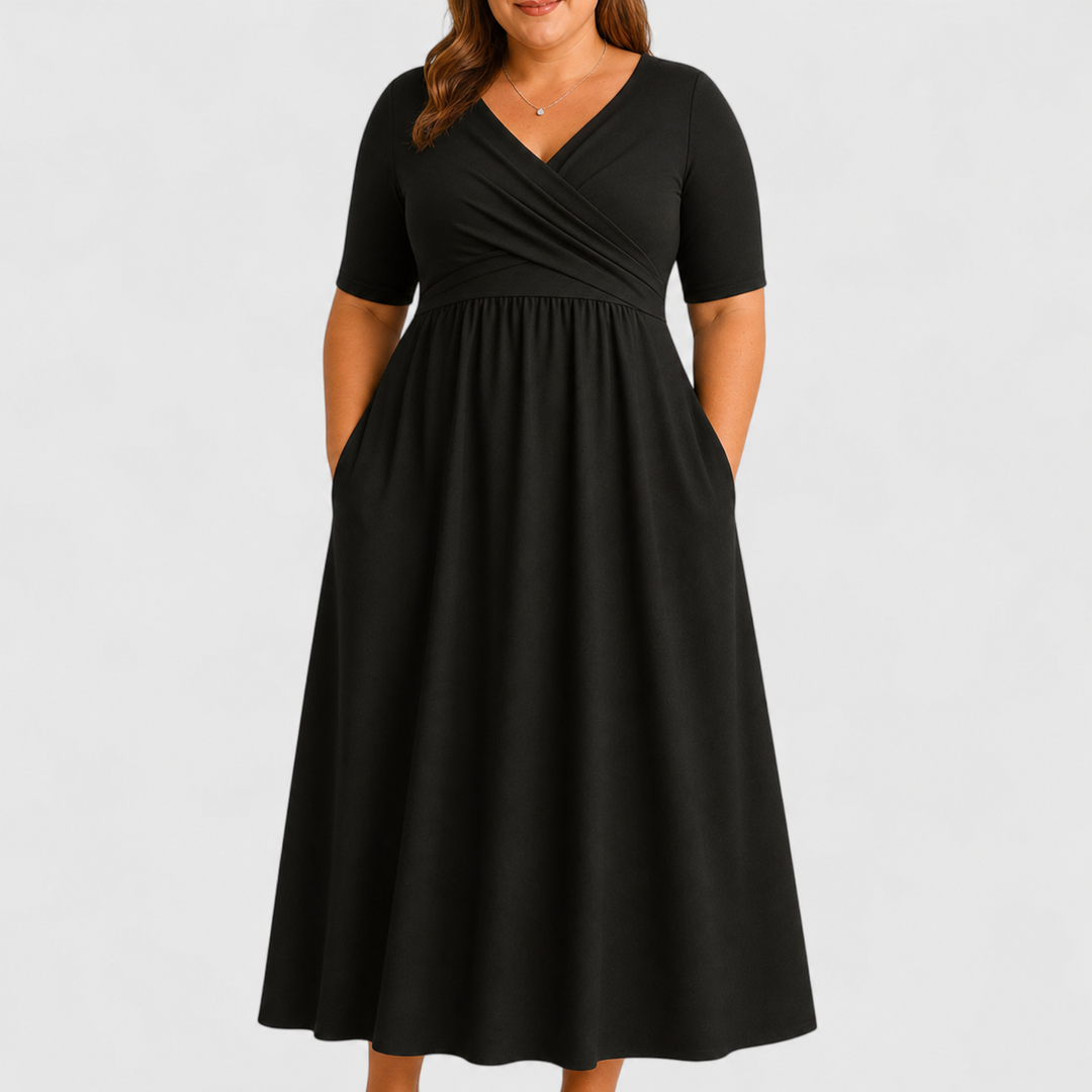 Lacey | Elegant Midi Dress with Pockets