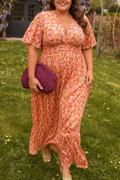 Jane | Printed Maxi Dress