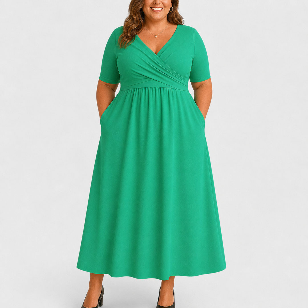 Lacey | Elegant Midi Dress with Pockets