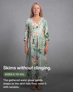 India-Rose | Floral Summer Dress fit and sizes