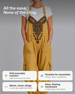 Joni | Boho Halter Dungarees benefits