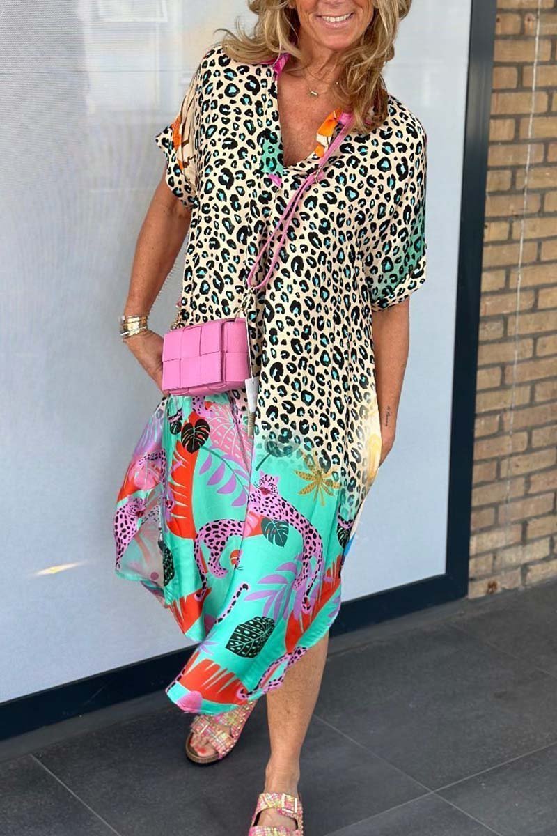 Eilidh | Casual Leopard Print Dress