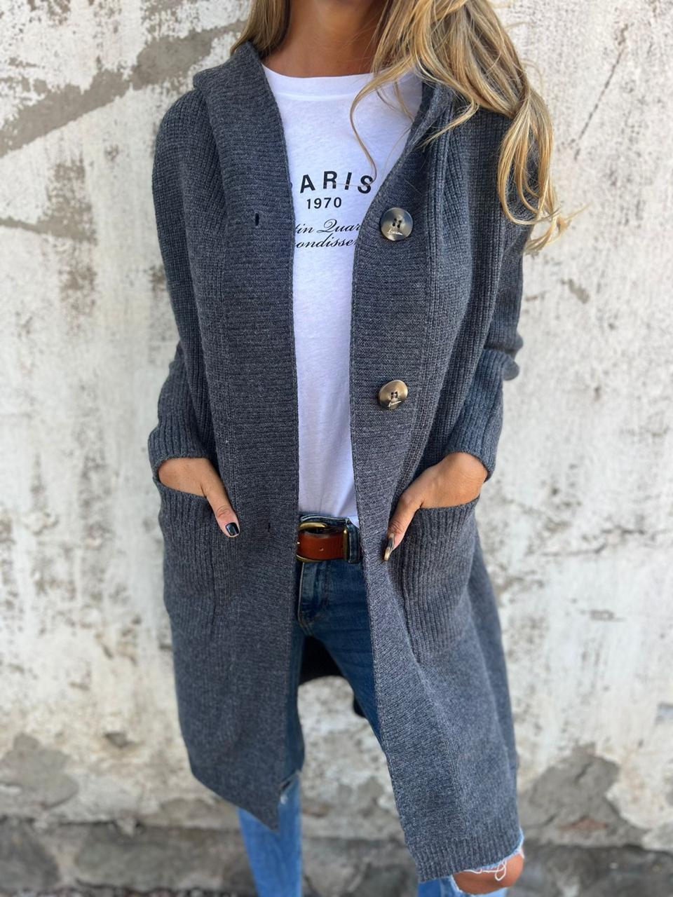 Pádraigín | Chic Long Knit Cardigan
