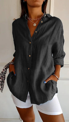 Yolanda | Airy Buttoned Blouse