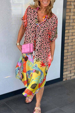 Eilidh | Casual Leopard Print Dress