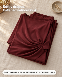 Kalea | Blouse and Trouser Set fabric close-up