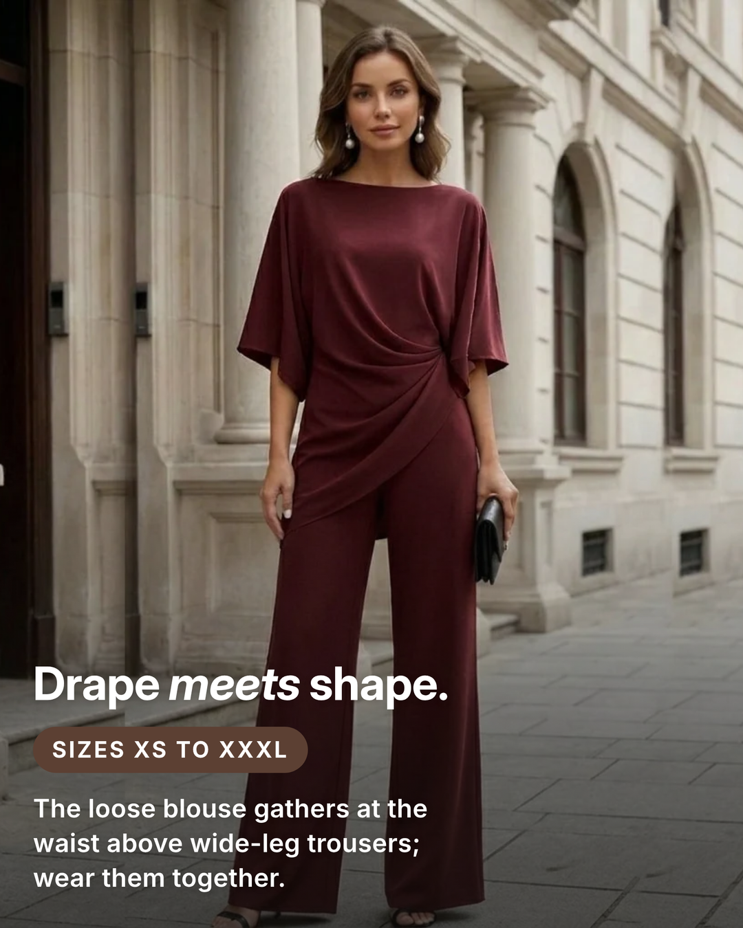 Kalea | Blouse and Trouser Set fit and sizes