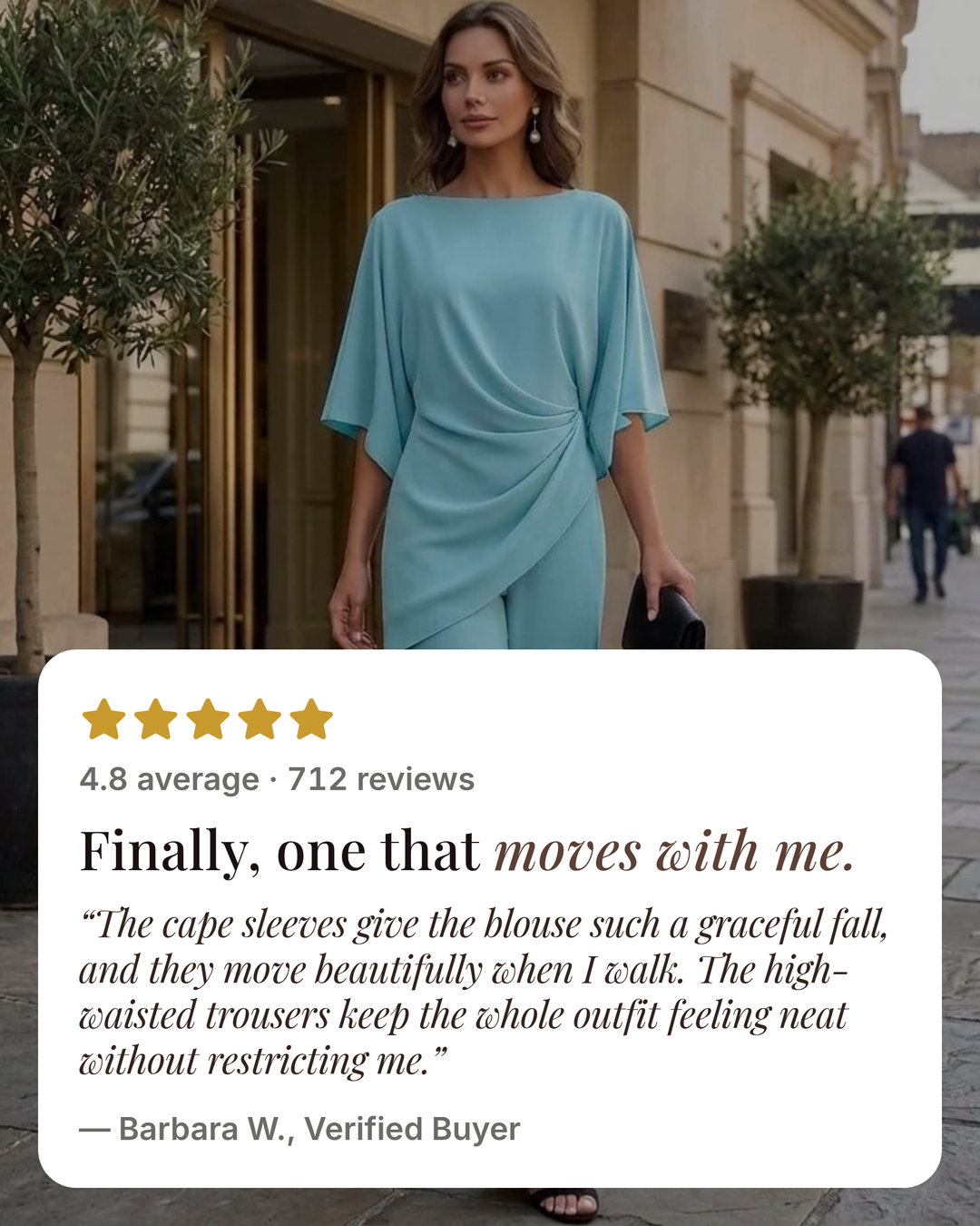 Kalea | Blouse and Trouser Set five star customer review
