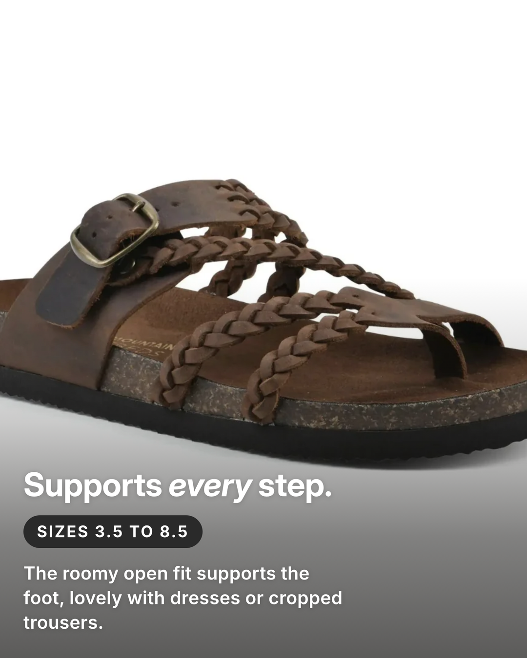 Kellie | Orthopedic Leather Sandals fit and sizes