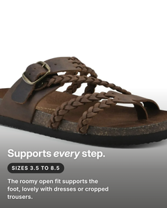 Kellie | Orthopedic Leather Sandals fit and sizes