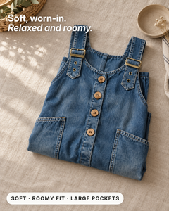 Kitti | Relaxed Utility Jumpsuit fabric close-up