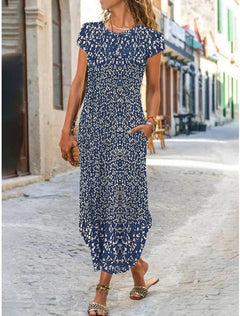 Judith | Blue Garden Maxi