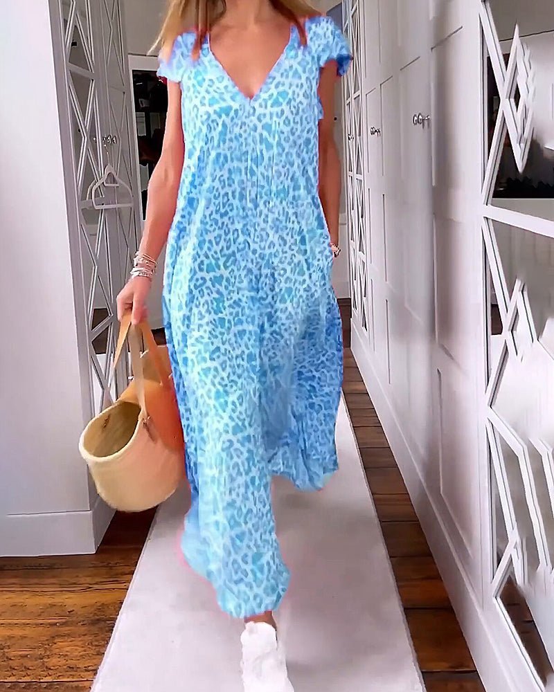 Cassandra | V-Neck Maxi Dress