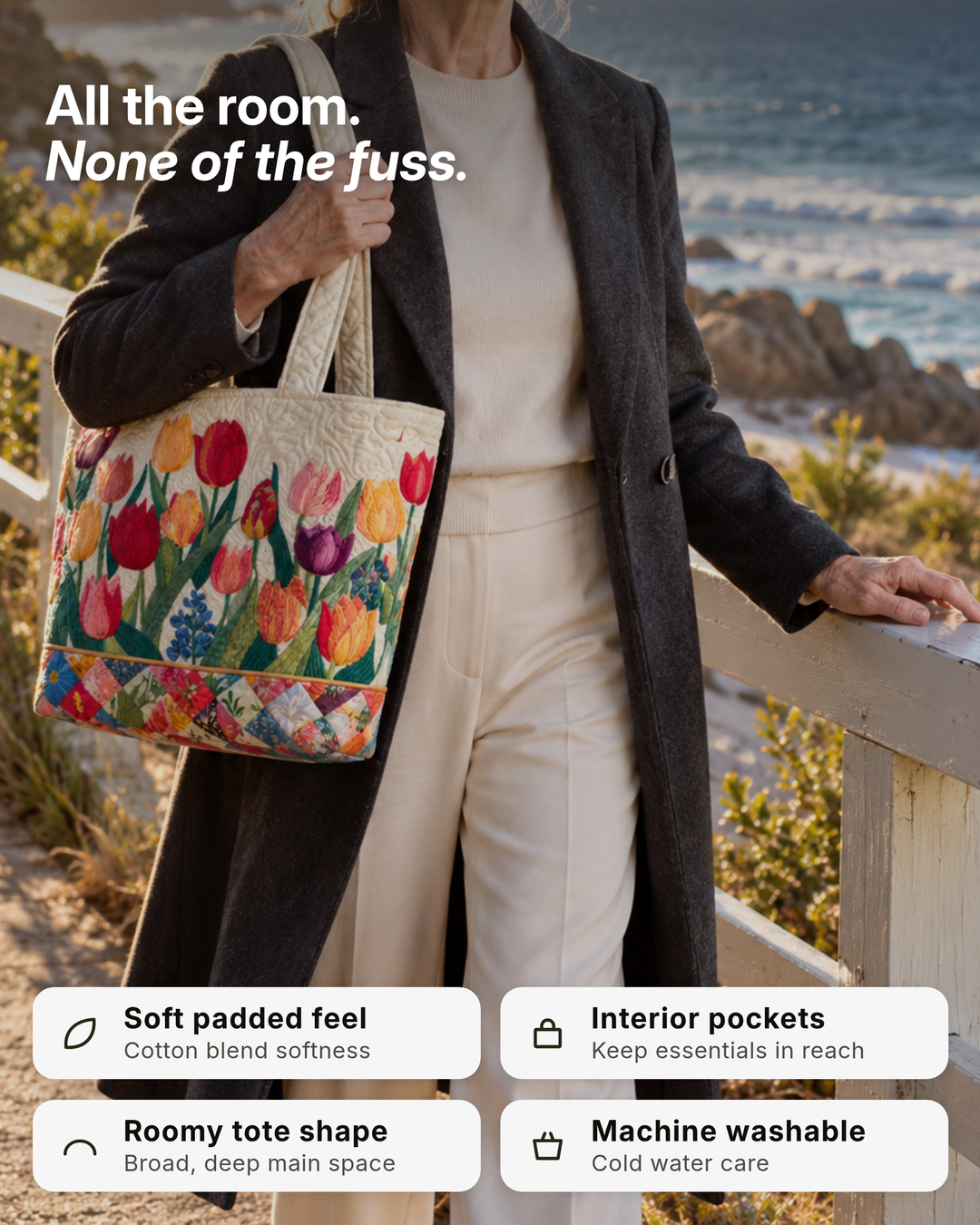 Lacie | Padded Tote Bag benefits