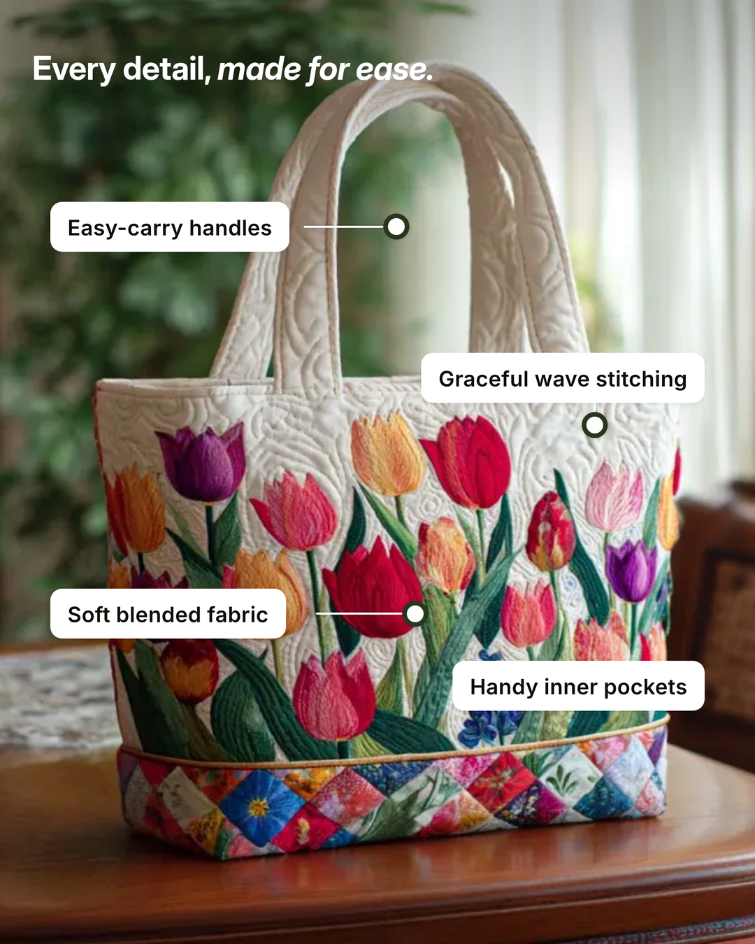 Lacie | Padded Tote Bag details