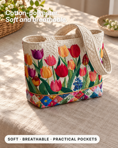 Lacie | Padded Tote Bag fabric close-up
