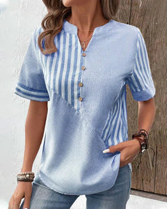 Nina | Soft Striped Blouse