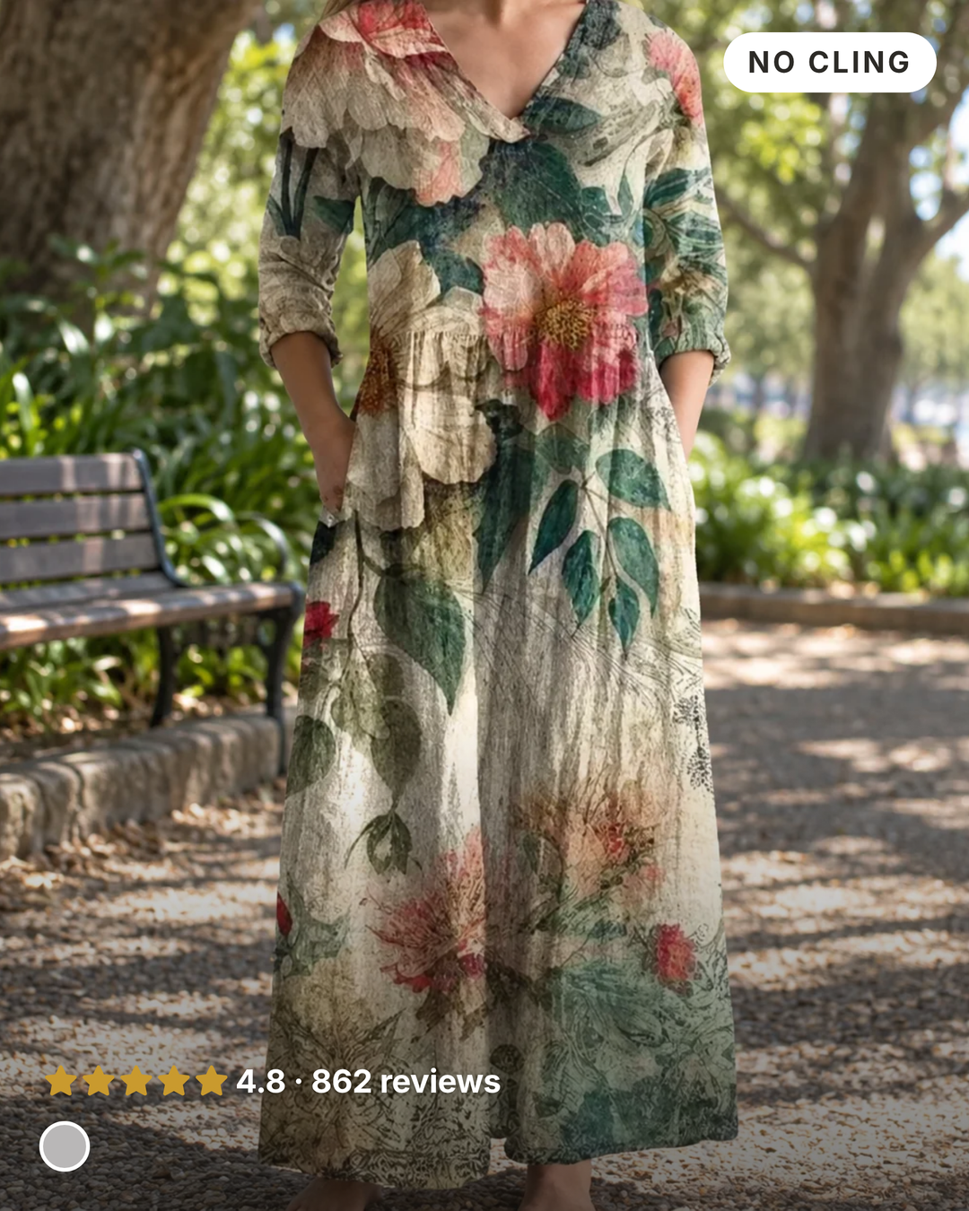 Lauren | Floral Summer Dress in multicolor
