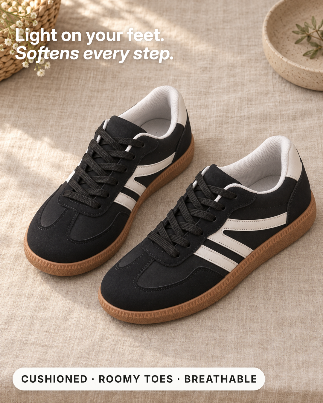 Layla | Comfort Trainer fabric close-up