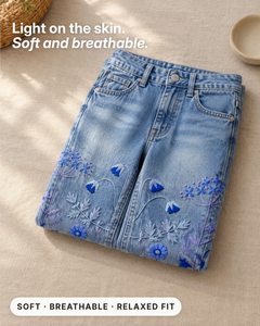 Lillis | Casual Comfort Trousers fabric close-up