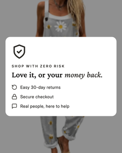Linda | Ditsy Floral Dungarees money-back guarantee