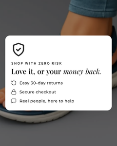 Lizette | Orthotic Support Sandals money-back guarantee