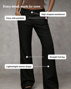 Llewellyn | Modern Relaxed Trouser details