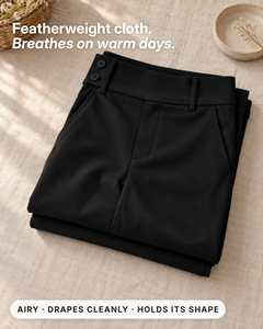 Llewellyn | Modern Relaxed Trouser fabric close-up