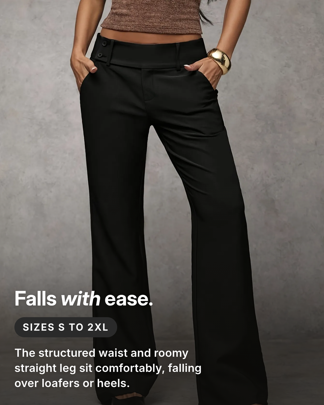 Llewellyn | Modern Relaxed Trouser fit and sizes