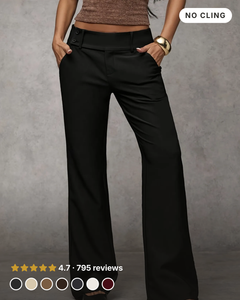 Llewellyn | Modern Relaxed Trouser in black