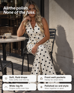 Lois | Cream Spot Co-Ord Set benefits