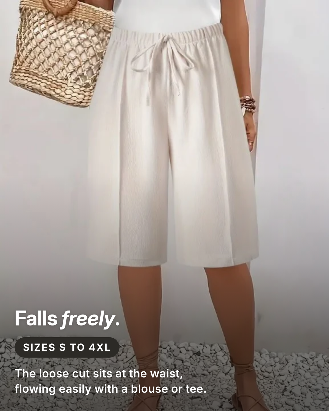 Lourdes | Elegant Comfort Shorts fit and sizes