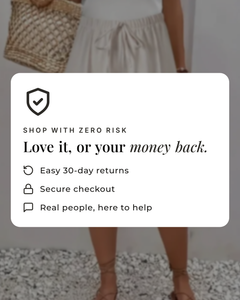 Lourdes | Elegant Comfort Shorts money-back guarantee