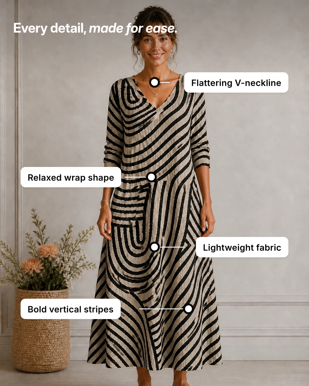 Love | Tummy-Skimming Wrap Dress details