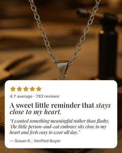 Lydia | Two-Tone Pendant Necklace five star customer review