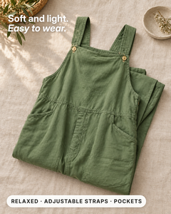 Mabli | Relaxed Everyday Jumpsuit fabric close-up