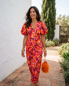 Quinn | Tummy-Flattering Floral Midi Dress