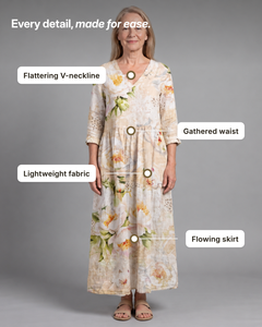 Malenie | Floral Summer Dress details