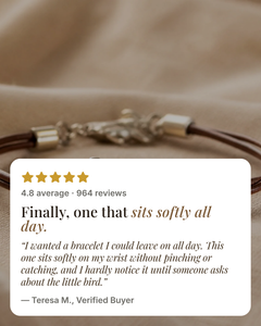Maria | Vintage Bird Rope Bracelet five star customer review