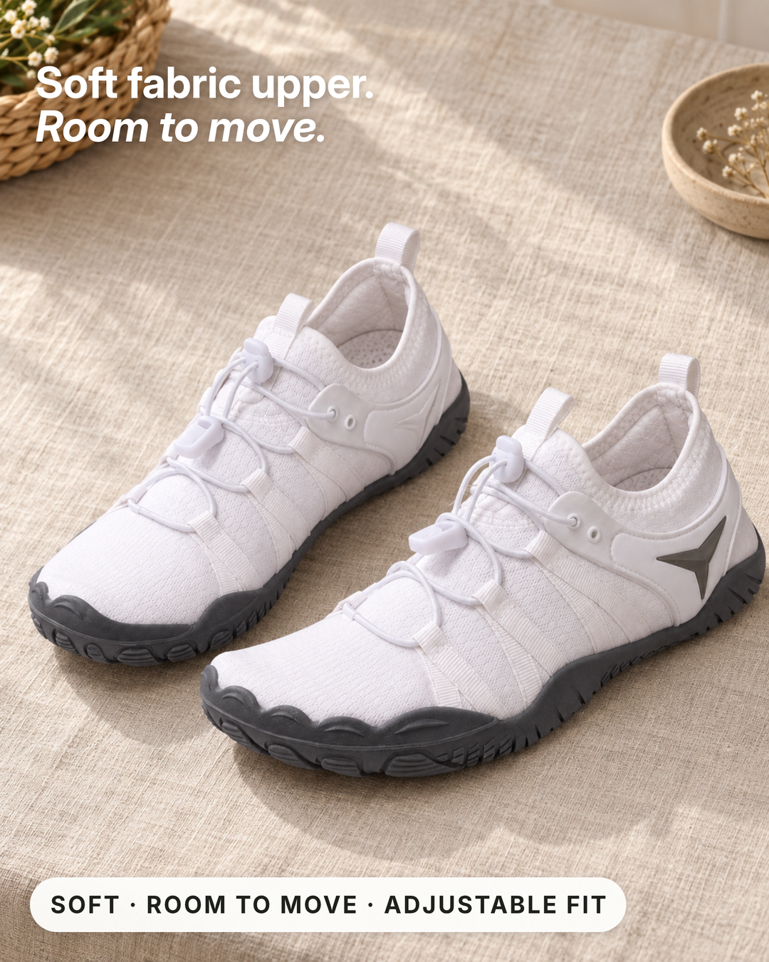 Matty | Zero-Drop Training Shoes fabric close-up