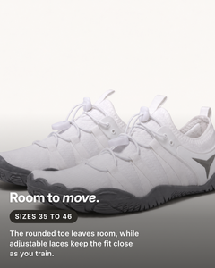 Matty | Zero-Drop Training Shoes fit and sizes