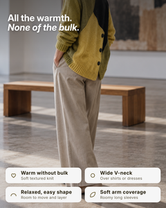 Meryn | Colour-Block Oversize Cardigan benefits
