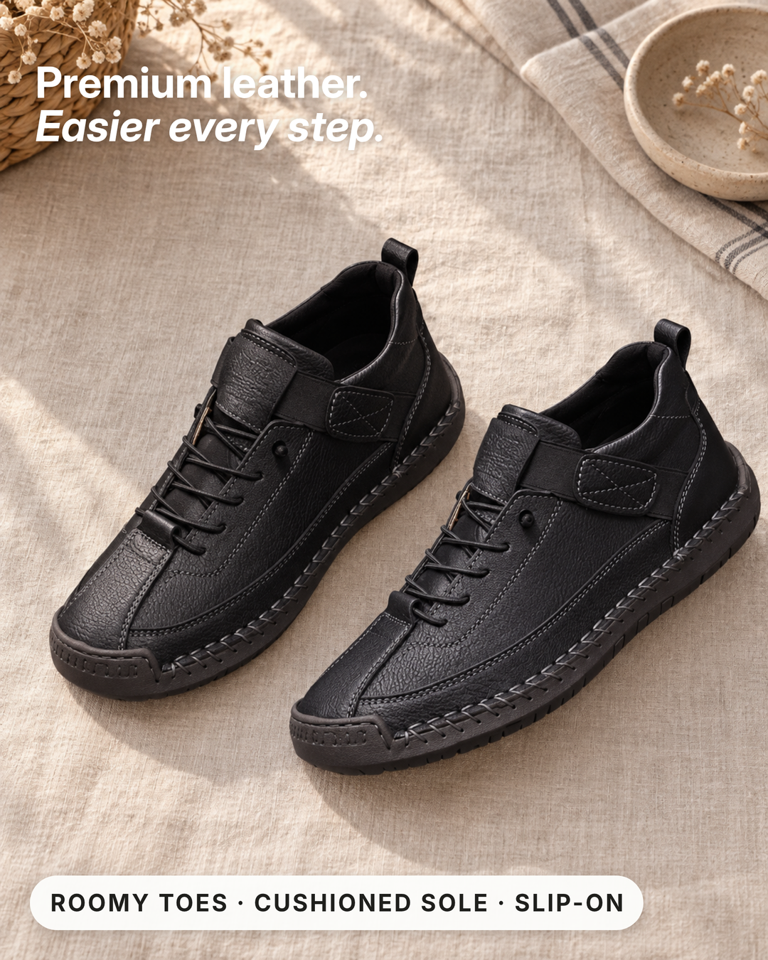 Michele | Lightweight Orthopedic Sneakers fabric close-up