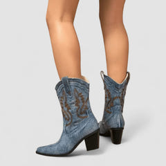 Bertie | Orthopedic Denim Ankle Boots