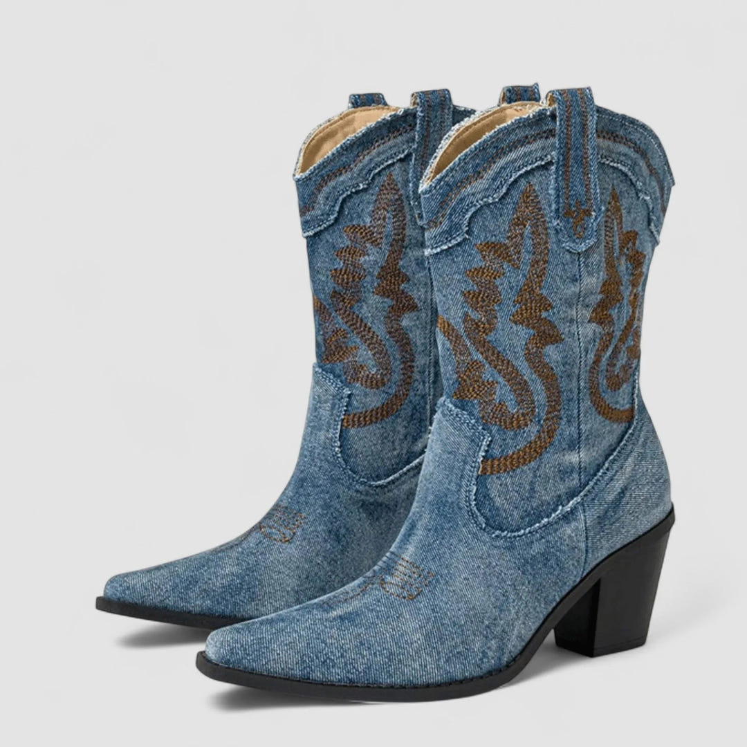 Bertie | Orthopedic Denim Ankle Boots