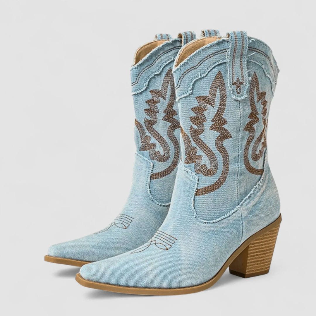 Bertie | Orthopedic Denim Ankle Boots