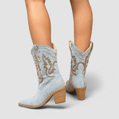 Bertie | Orthopedic Denim Ankle Boots